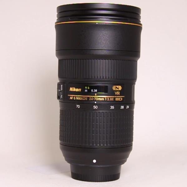 Used Nikon AF-S Nikkor 24-70mm f/2.8E ED VR Standard Zoom Lens