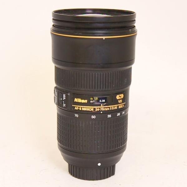 Used Nikon AF-S Nikkor 24-70mm f/2.8E ED VR Standard Zoom Lens