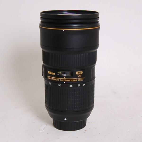 Used Nikon AF-S Nikkor 24-70mm f/2.8E ED VR Standard Zoom Lens
