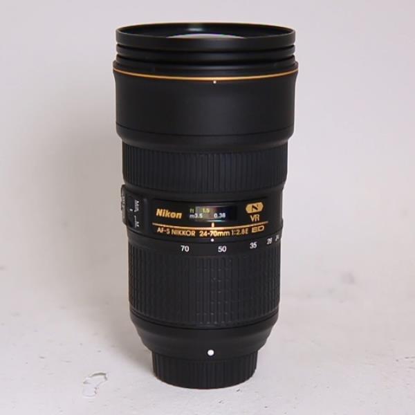 Used Nikon AF-S Nikkor 24-70mm f/2.8E ED VR Standard Zoom Lens