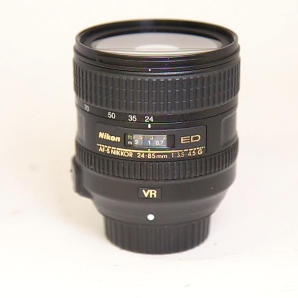 Used Nikon AF-S Nikkor 24-85mm f/3.5-4.5G ED VR Zoom Lens