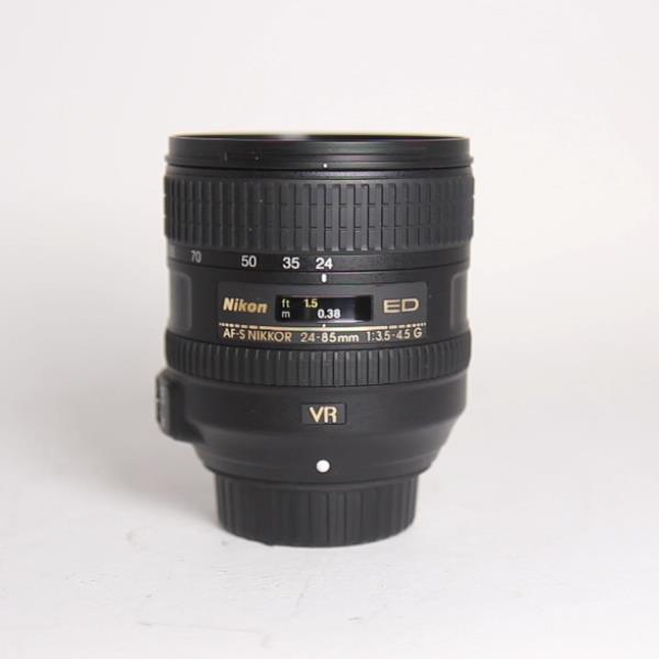 Used Nikon AF-S Nikkor 24-85mm f/3.5-4.5G ED VR Zoom Lens