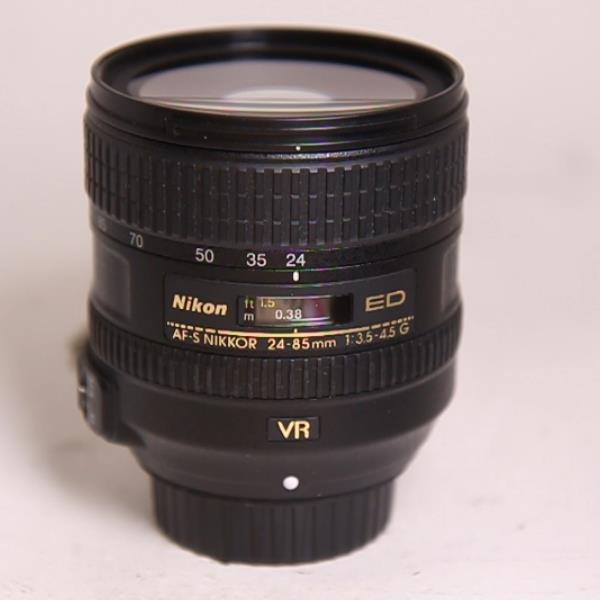 Used Nikon AF-S Nikkor 24-85mm f/3.5-4.5G ED VR Zoom Lens