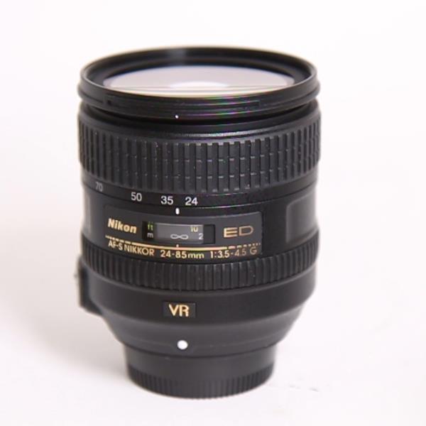 Used Nikon AF-S Nikkor 24-85mm f/3.5-4.5G ED VR Zoom Lens