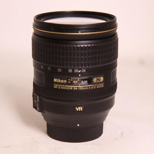 Used Nikon AF-S Nikkor 24-120mm f/4G ED VR Zoom Lens