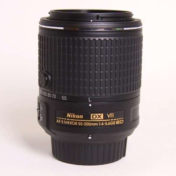 Used Nikon 55-200mm lens f/4-5.6G ED VRII