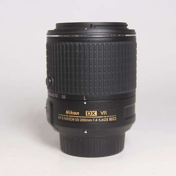 Used Nikon 55-200mm lens f/4-5.6G ED VRII