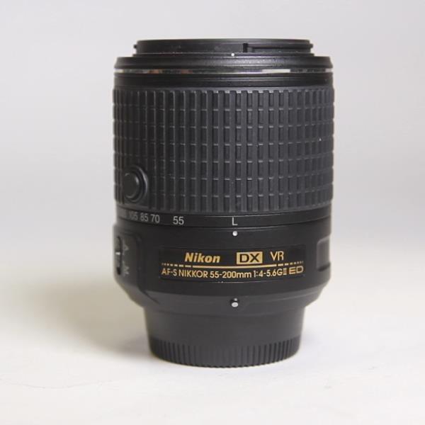 Used Nikon 55-200mm lens f/4-5.6G ED VRII