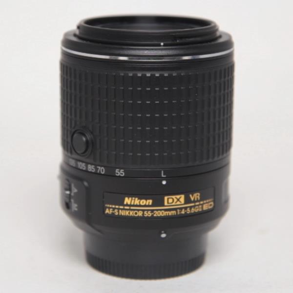 Used Nikon 55-200mm lens f/4-5.6G ED VRII