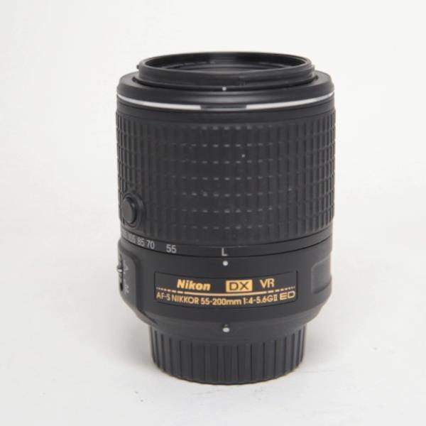 Used Nikon 55-200mm lens f/4-5.6G ED VRII