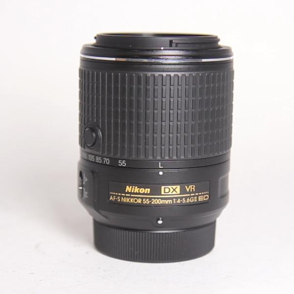 Used Nikon 55-200mm lens f/4-5.6G ED VRII