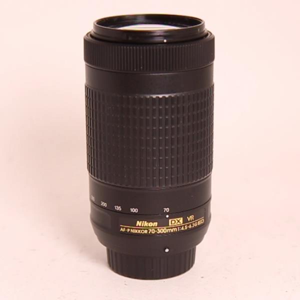 Used Nikon AF-P DX Nikkor 70-300mm f/4.5-6.3G ED VR Super Telephoto Lens