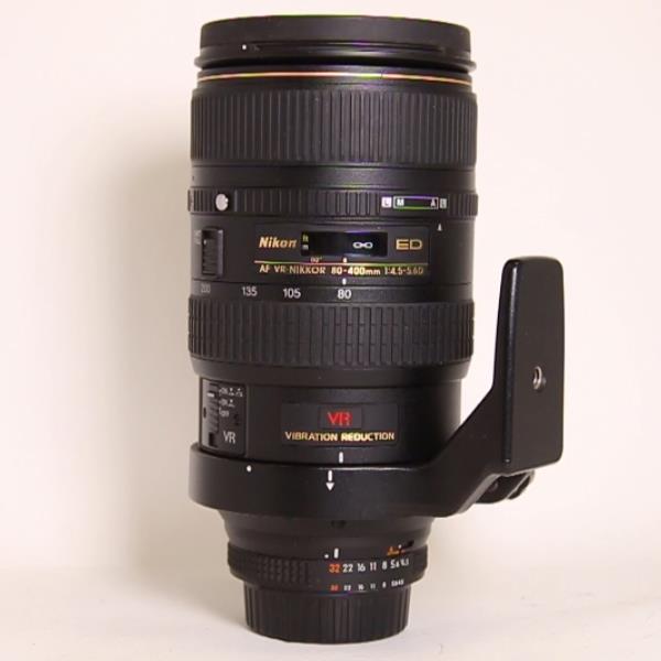 Used Nikon AF-S Nikkor 80-400mm f/4.5-5.6G ED VR Super Telephoto Lens