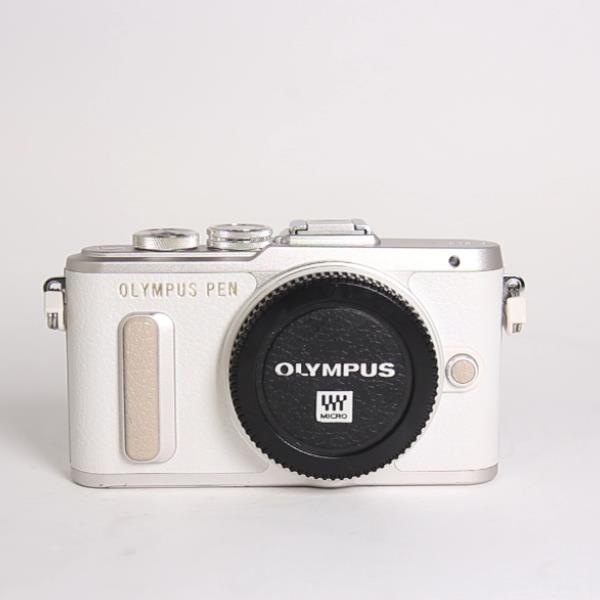 Used Olympus PEN E-PL8 Digital Mirrorless Camera Body - White