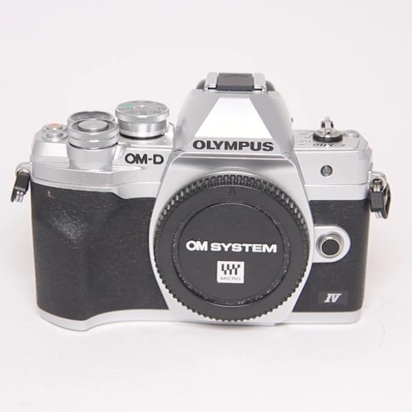 Used Olympus OM-D E-M10 IV Camera Silver Body