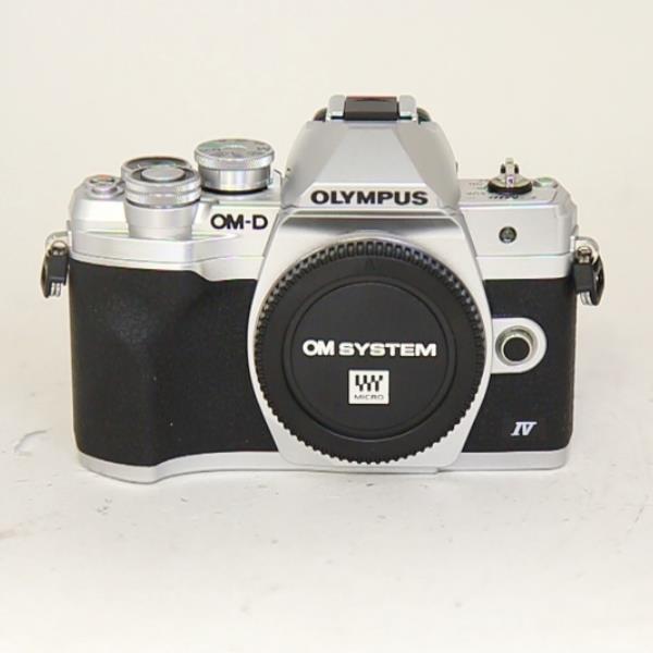 Used Olympus OM-D E-M10 IV Camera Silver Body