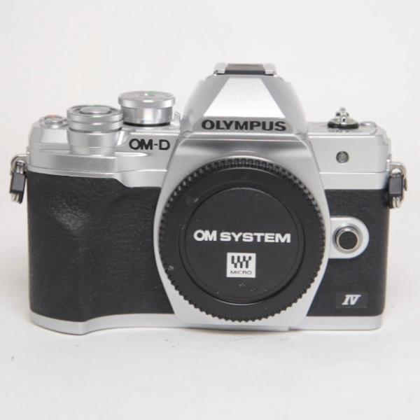 Used Olympus OM-D E-M10 IV Camera Silver Body