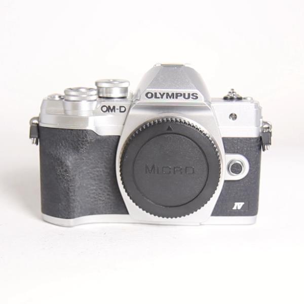 Used Olympus OM-D E-M10 IV Camera Silver Body