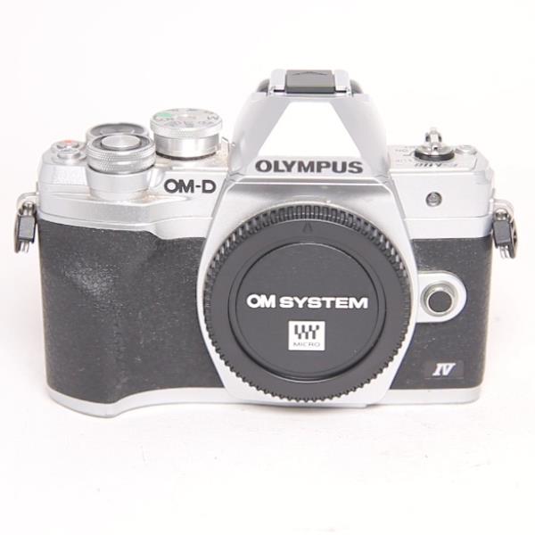 Used Olympus OM-D E-M10 IV Camera Silver Body