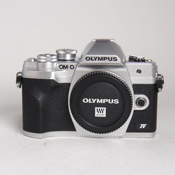 Used Olympus OM-D E-M10 IV Camera Silver Body
