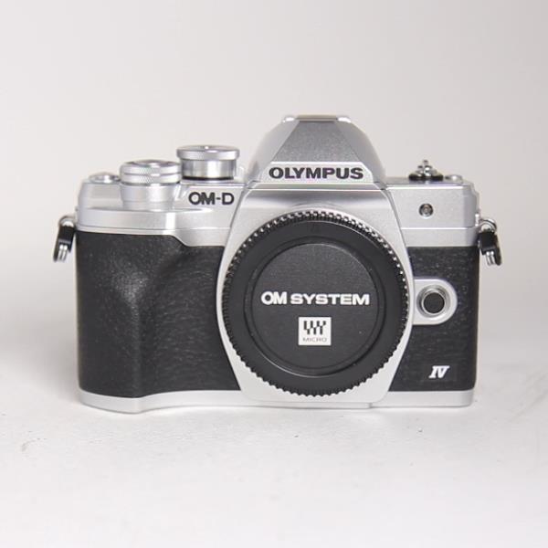 Used Olympus OM-D E-M10 IV Camera Silver Body
