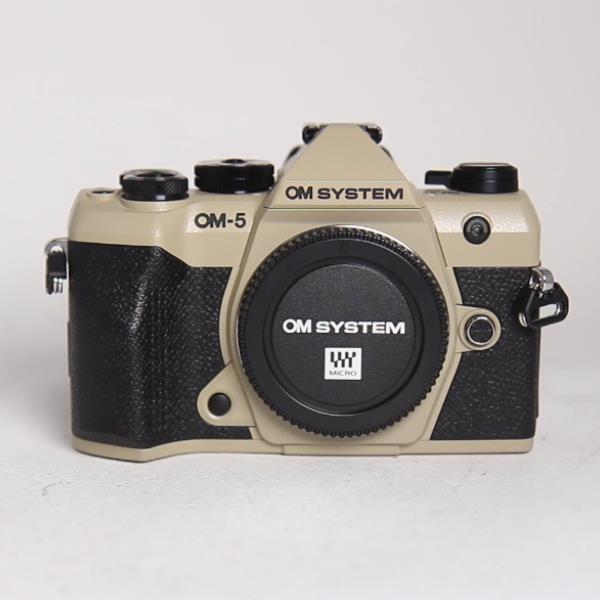 Used OM System OM-5 Mark II Digital Camera Body Beige