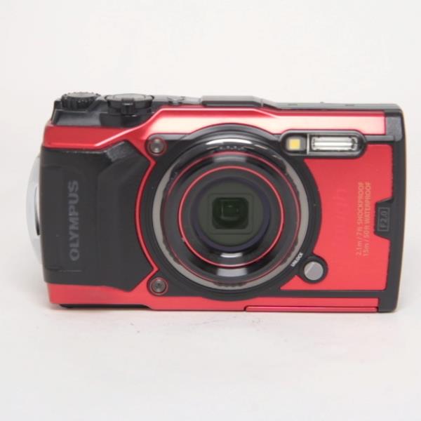 Used Olympus Tough TG-6 Action Camera Red