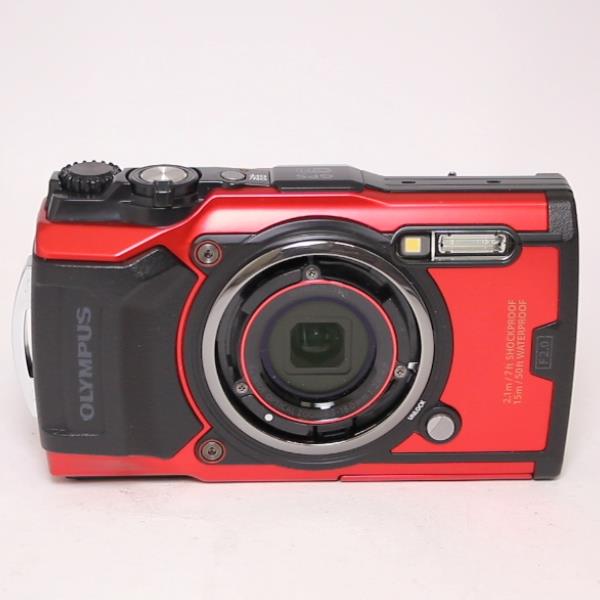 Used Olympus Tough TG-6 Action Camera Red