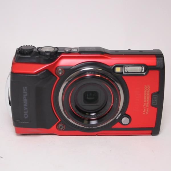 Used Olympus Tough TG-6 Action Camera Red