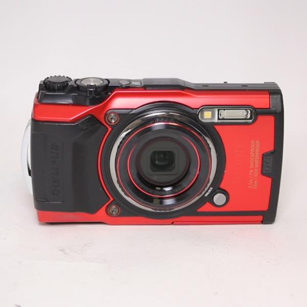 Used Olympus Tough TG-6 Action Camera Red