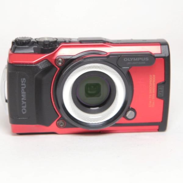 Used Olympus Tough TG-6 Action Camera Red