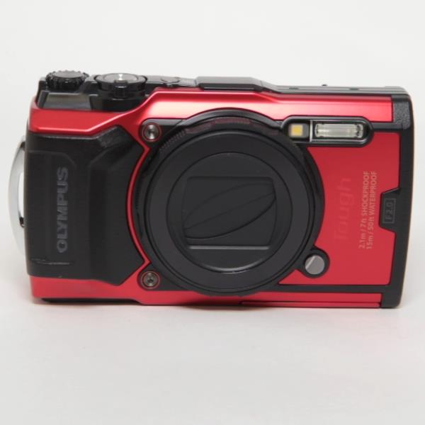 Used Olympus Tough TG-6 Action Camera Red