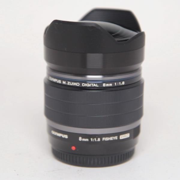 Used OM-system 8mm f1.8 PRO M.Zuiko Digital ED Fisheye Lens