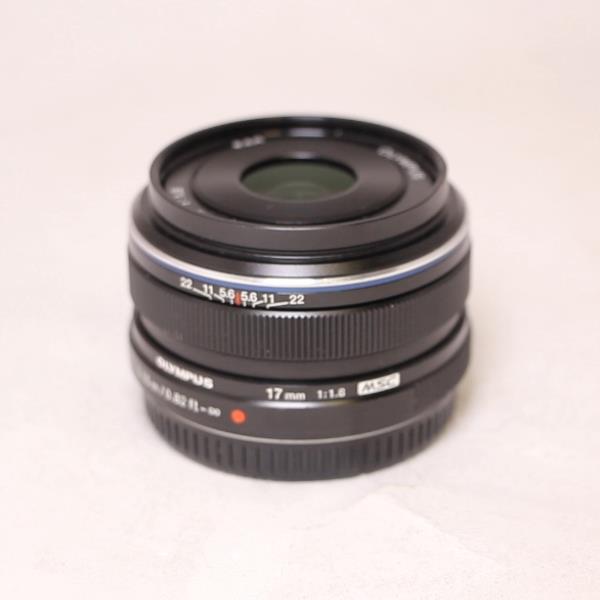 Used Olympus M.Zuiko Digital 17mm f/1.8 Lens Black