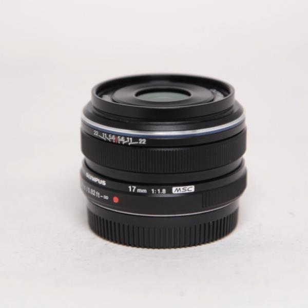 Used Olympus M.Zuiko Digital 17mm f/1.8 Lens Black