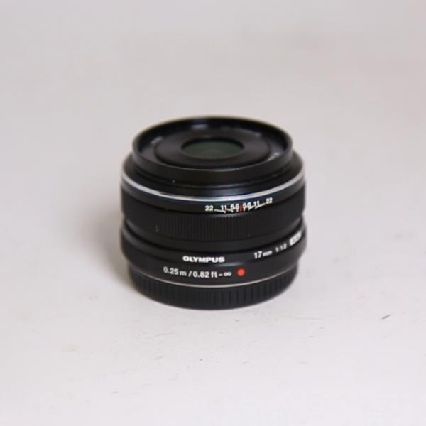 Used Olympus M.Zuiko Digital 17mm f/1.8 Lens Black