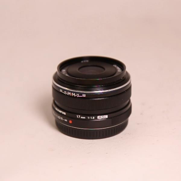 Used Olympus M.Zuiko Digital 17mm f/1.8 Lens Black