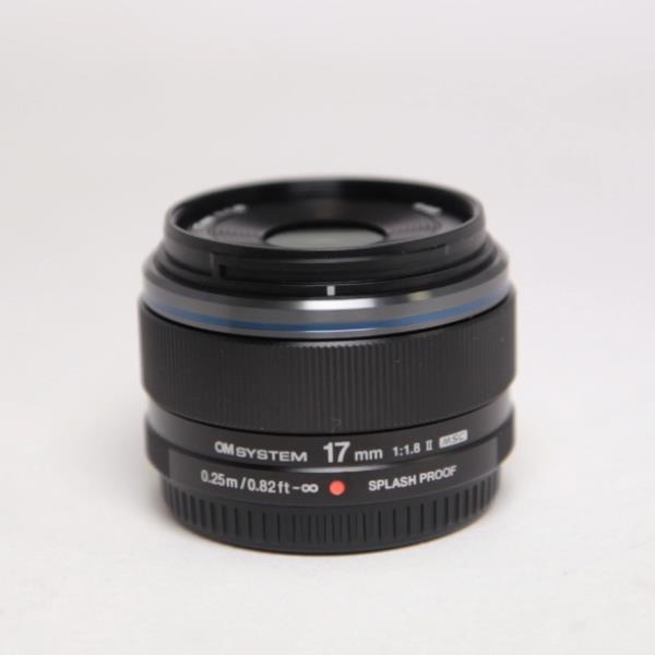 Used Olympus M.Zuiko Digital 17mm f/1.8 Lens Black