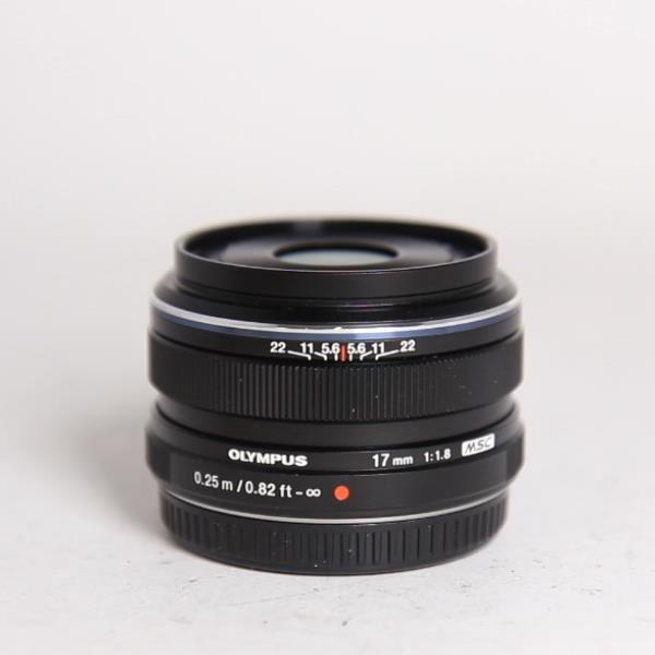 Used Olympus M.Zuiko Digital 17mm f/1.8 Lens Black
