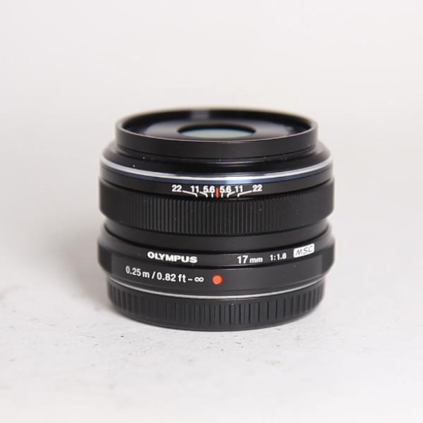 Used Olympus M.Zuiko Digital 17mm f/1.8 Lens Black