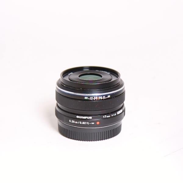 Used Olympus M.Zuiko Digital 17mm f/1.8 Lens Black