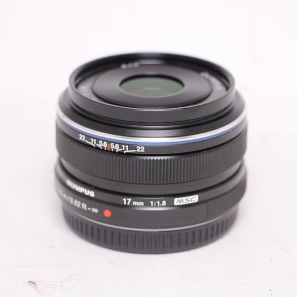 Used Olympus M.Zuiko Digital 17mm f/1.8 Lens Black