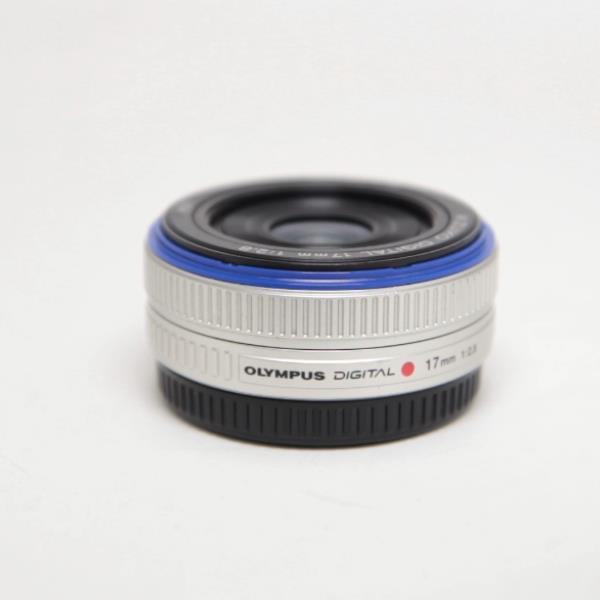 Used Olympus M.Zuiko Digital 17mm f/2.8 Pancake Lens Silver