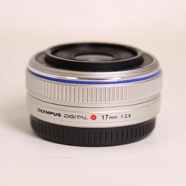 Used Olympus M.Zuiko Digital 17mm f/2.8 Pancake Lens Silver