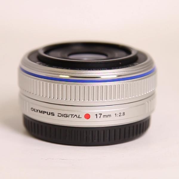 Used Olympus M.Zuiko Digital 17mm f/2.8 Pancake Lens Silver