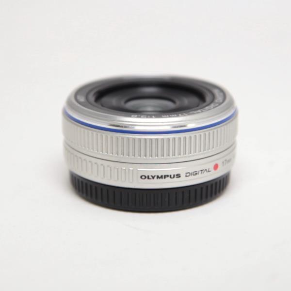 Used Olympus M.Zuiko Digital 17mm f/2.8 Pancake Lens Silver