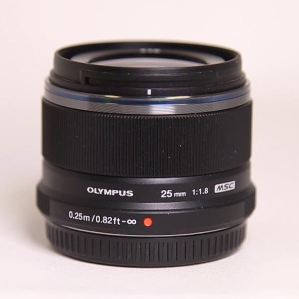 Used Olympus M.Zuiko Digital 25mm f/1.8 Lens Black