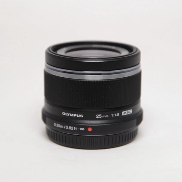 Used Olympus M.Zuiko Digital 25mm f/1.8 Lens Black