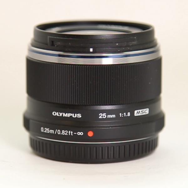Used Olympus M.Zuiko Digital 25mm f/1.8 Lens Black