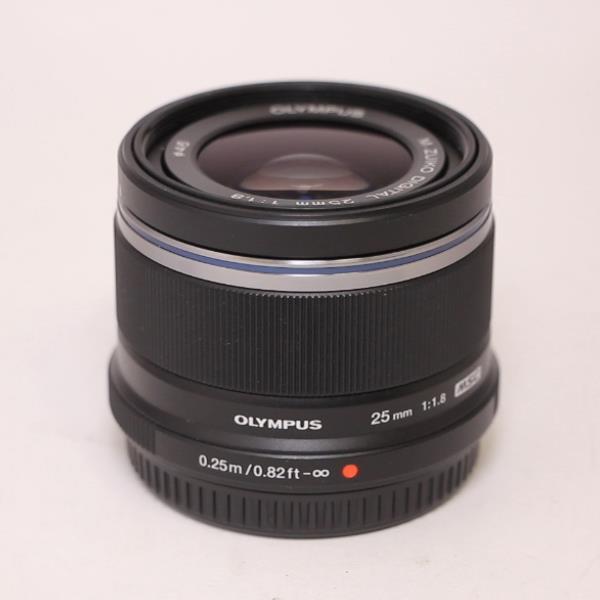 Used Olympus M.Zuiko Digital 25mm f/1.8 Lens Black